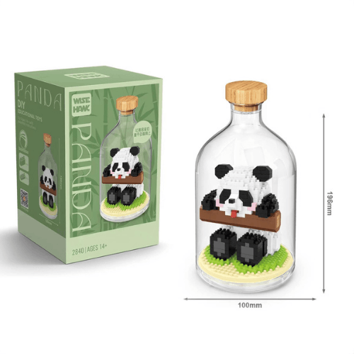 لگو طرح پاندا شیشه ای