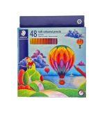 مداد رنگی 48 رنگ استدلر مدل Soft coloured pencils